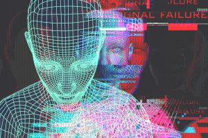 Gesicht in Netzlinien (Foto: Freepik, merkelolala) Cybercrime 2026: KI wird für Unternehmen eine ernste Gefahr