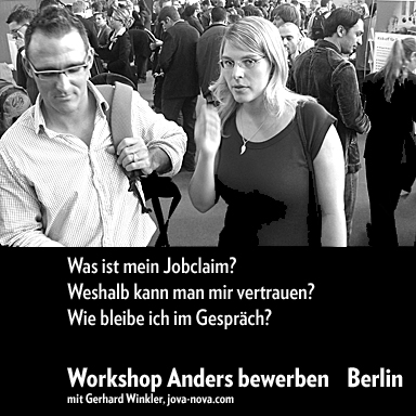 Bewerberberater Gerhard Winkler: Workshop Anders bewerben